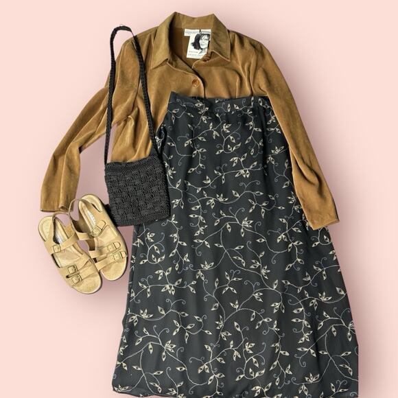 Vtg Women’s Cottagecore Fairy Grunge Lot Bundle Clothing L/XL 24 Pc Skirt Dress - Picture 2 of 14